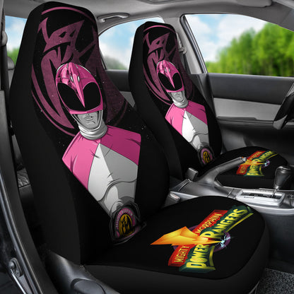 Pink New Mighty Morphin Power Rangers Car Seat Covers