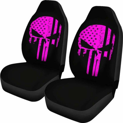 Pink Punisher Car Seat Covers 918 Universal Fit