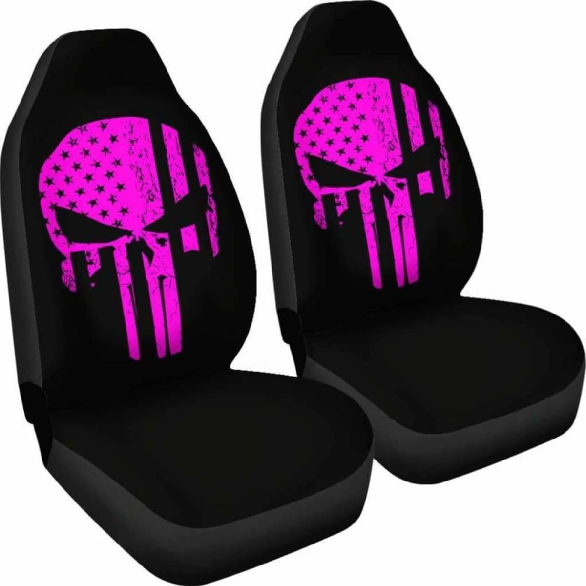 Pink Punisher Car Seat Covers 918 Universal Fit