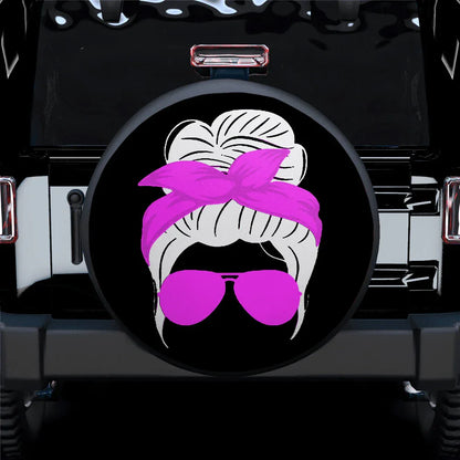 Pink Turban Jeep Girl Car Leather Spare Tire Cover - PersonalizedFury