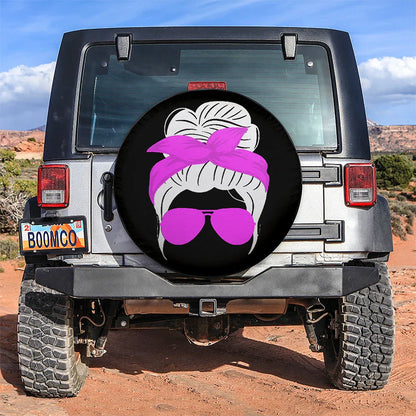 Pink Turban Jeep Girl Car Leather Spare Tire Cover - PersonalizedFury