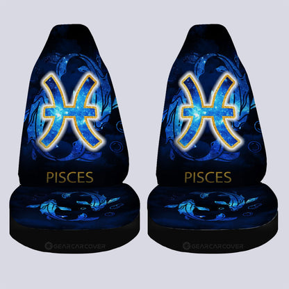 Pisces Car Seat Covers Custom Zodiac Car Accessories