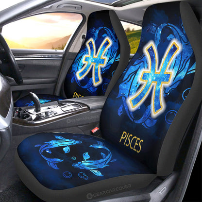 Pisces Car Seat Covers Custom Zodiac Car Accessories