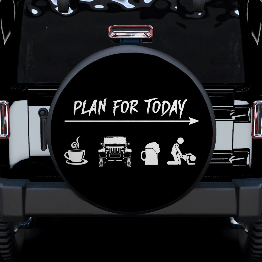 Plan For Today Funny Jeep Car Spare Tire Cover