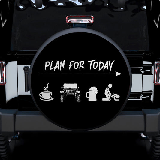 Plan For Today Funny Jeep Car Spare Tire Cover