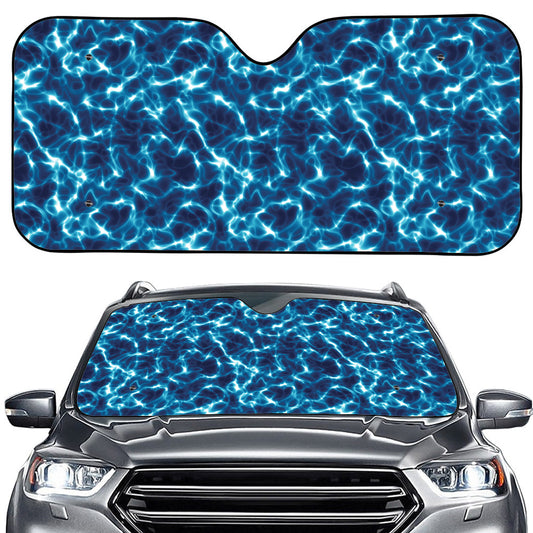 Plasma Energy Print Car Windshield Sun Shade