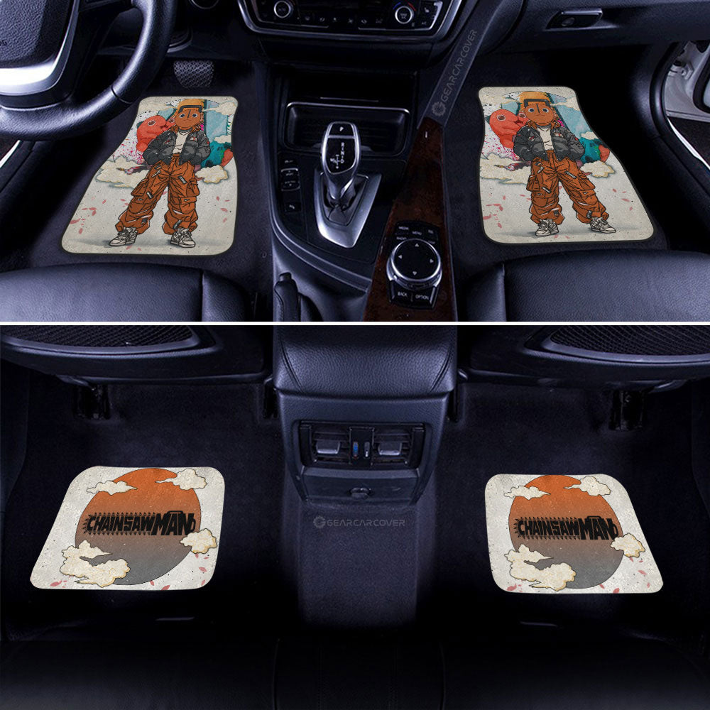 Pochita Car Floor Mats Anime Collection
