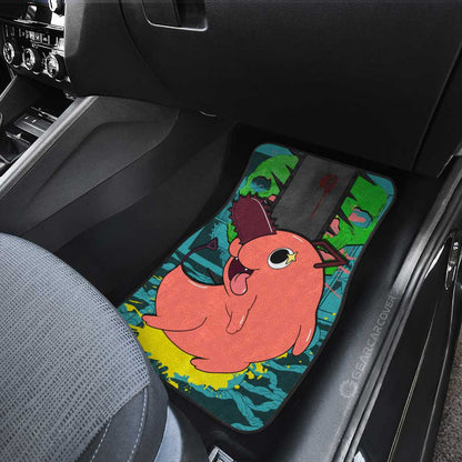 Pochita Car Floor Mats Custom Car Accessories