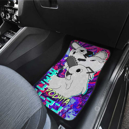 Pochita Car Floor Mats Custom Chainsaw Man Anime