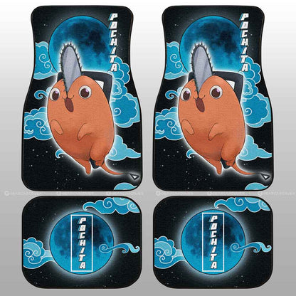 Pochita Car Floor Mats Custom Chainsaw Man Anime