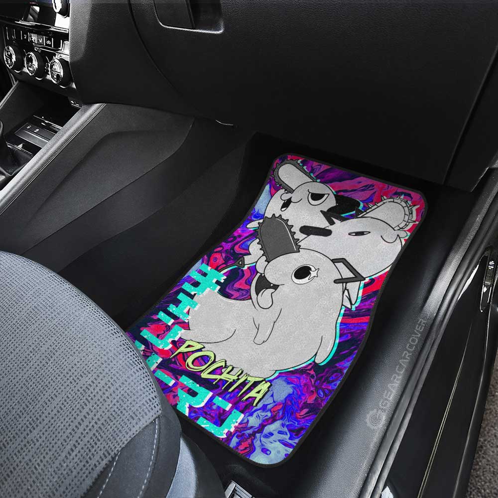 Pochita Car Floor Mats Custom