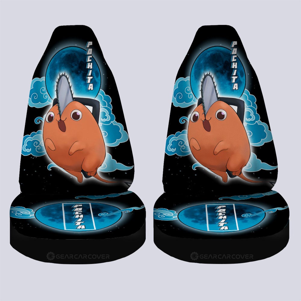 Pochita Car Seat Covers Custom