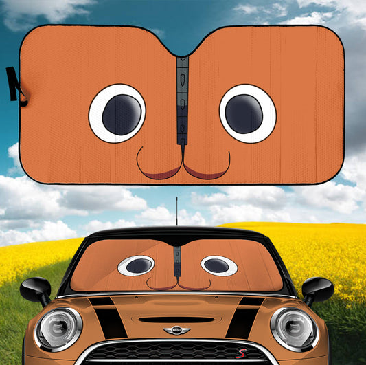 Pochita Chainsaw Man Car Auto Sunshades