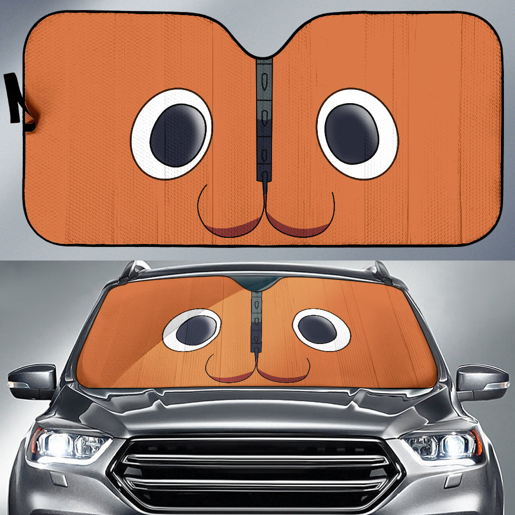 Pochita Chainsaw Man Car Auto Sunshades