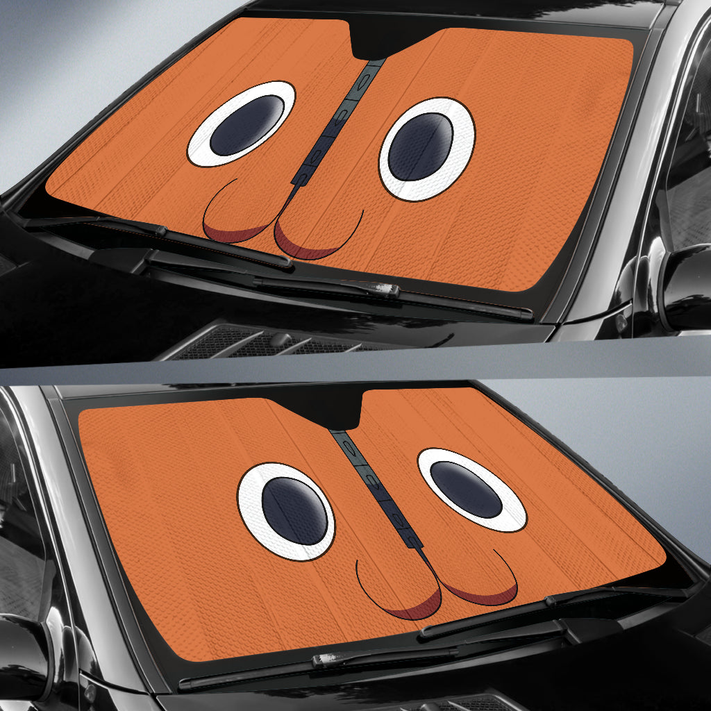 Pochita Chainsaw Man Car Auto Sunshades