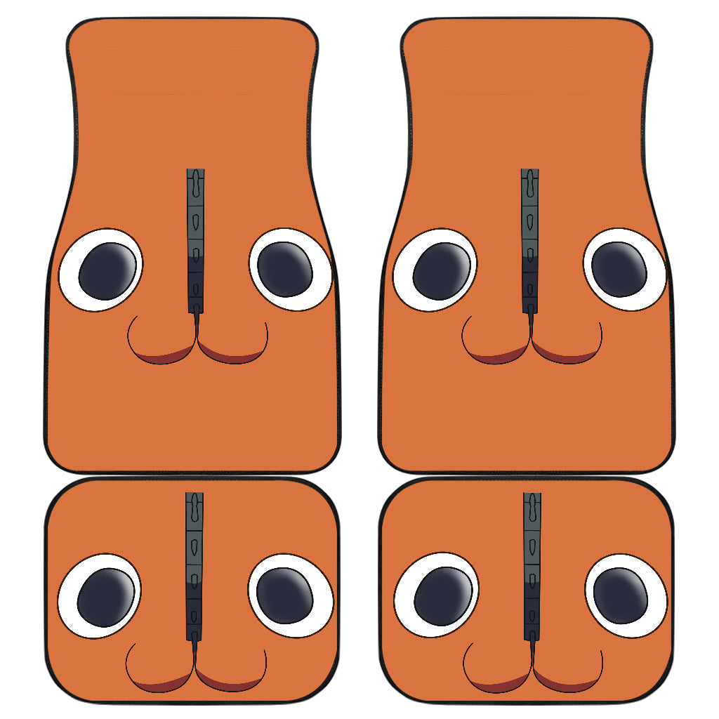 Pochita Chainsaw Man Car Floor Mats Car Accessories