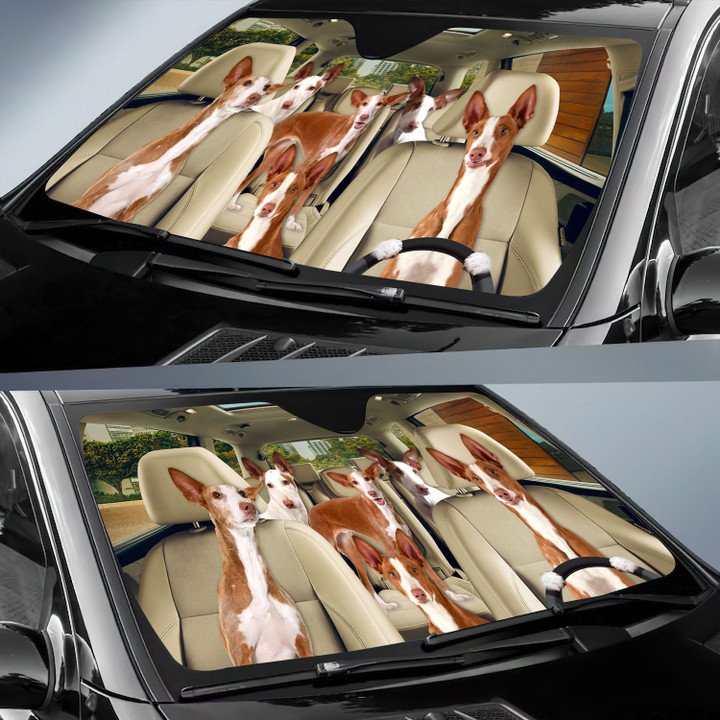 Podenco Ibicenco All Over Printed 3D Sun Shade