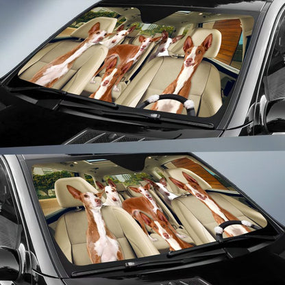 Podenco Ibicenco All Over Printed 3D Sun Shade