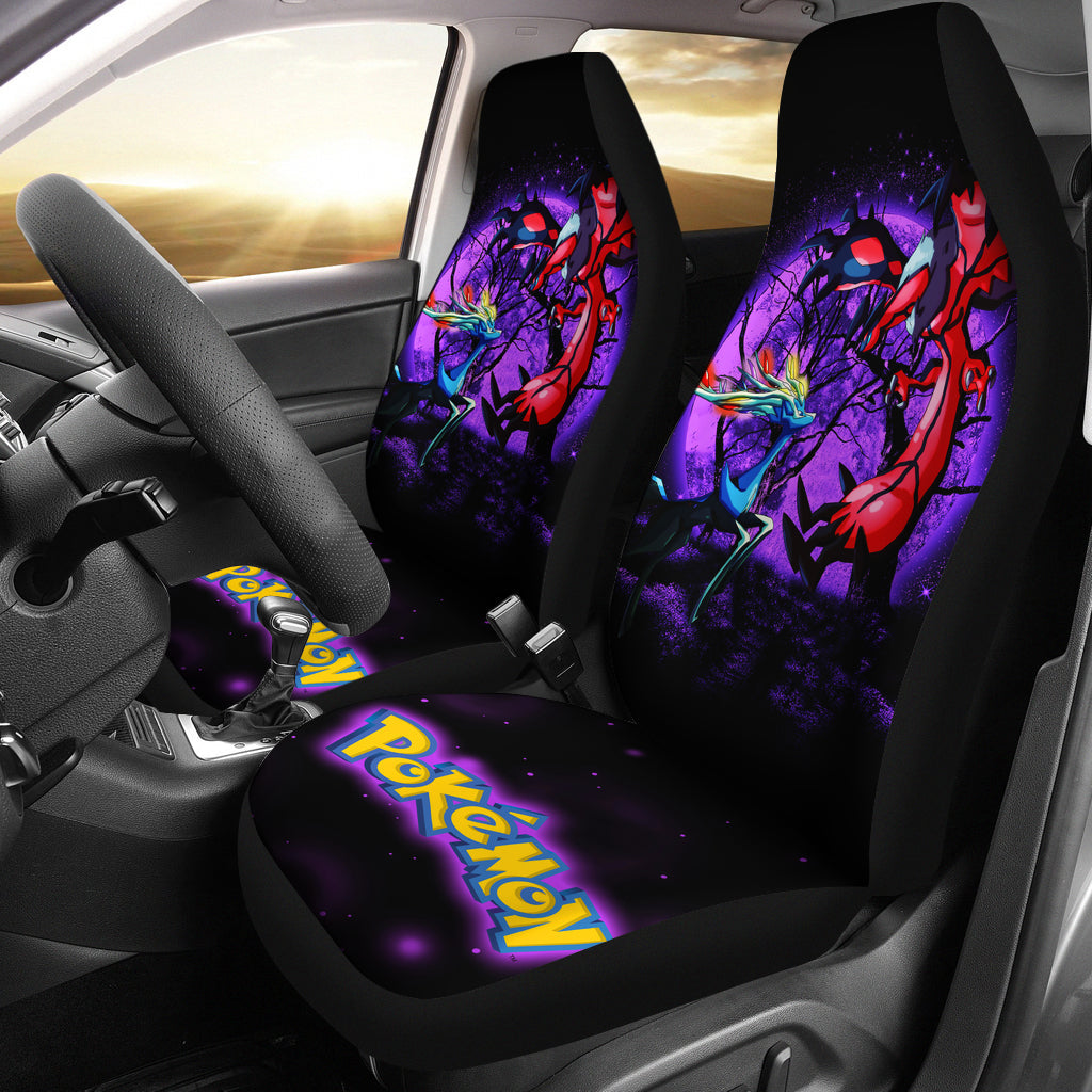 PokeMon X Y Yveltal And Xerneas Moonlight Car Seat Covers