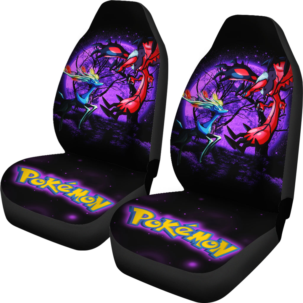 PokeMon X Y Yveltal And Xerneas Moonlight Car Seat Covers