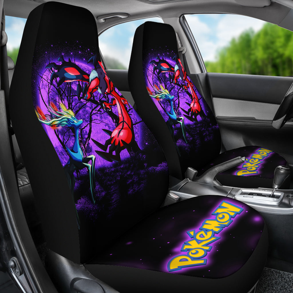 PokeMon X Y Yveltal And Xerneas Moonlight Car Seat Covers