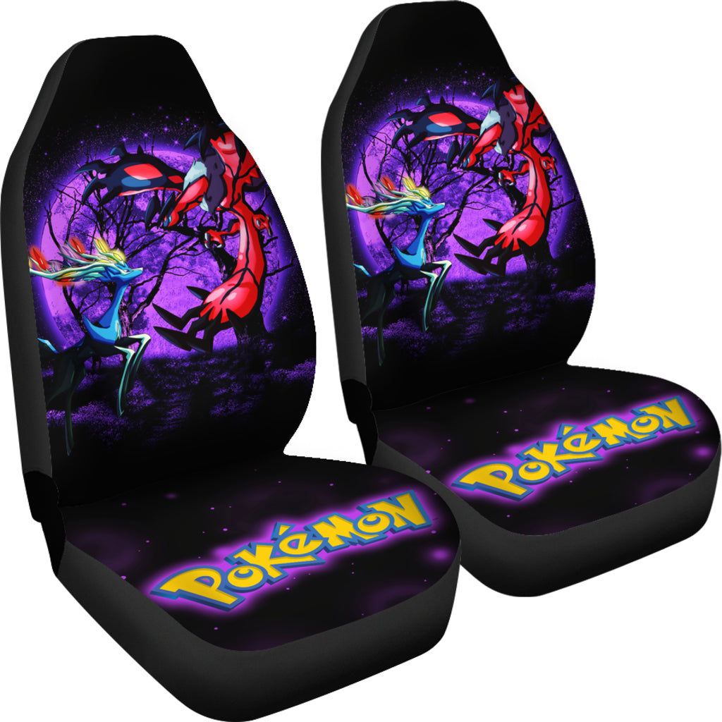 PokeMon X Y Yveltal And Xerneas Moonlight Car Seat Covers