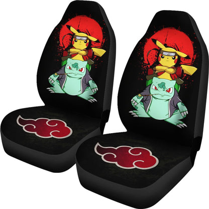 Pokemon Akatsuki Naruto Car Seat Covers