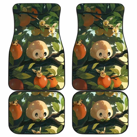Pokemon And Tomato Tree Car Floor Mats Universal Fit 051012