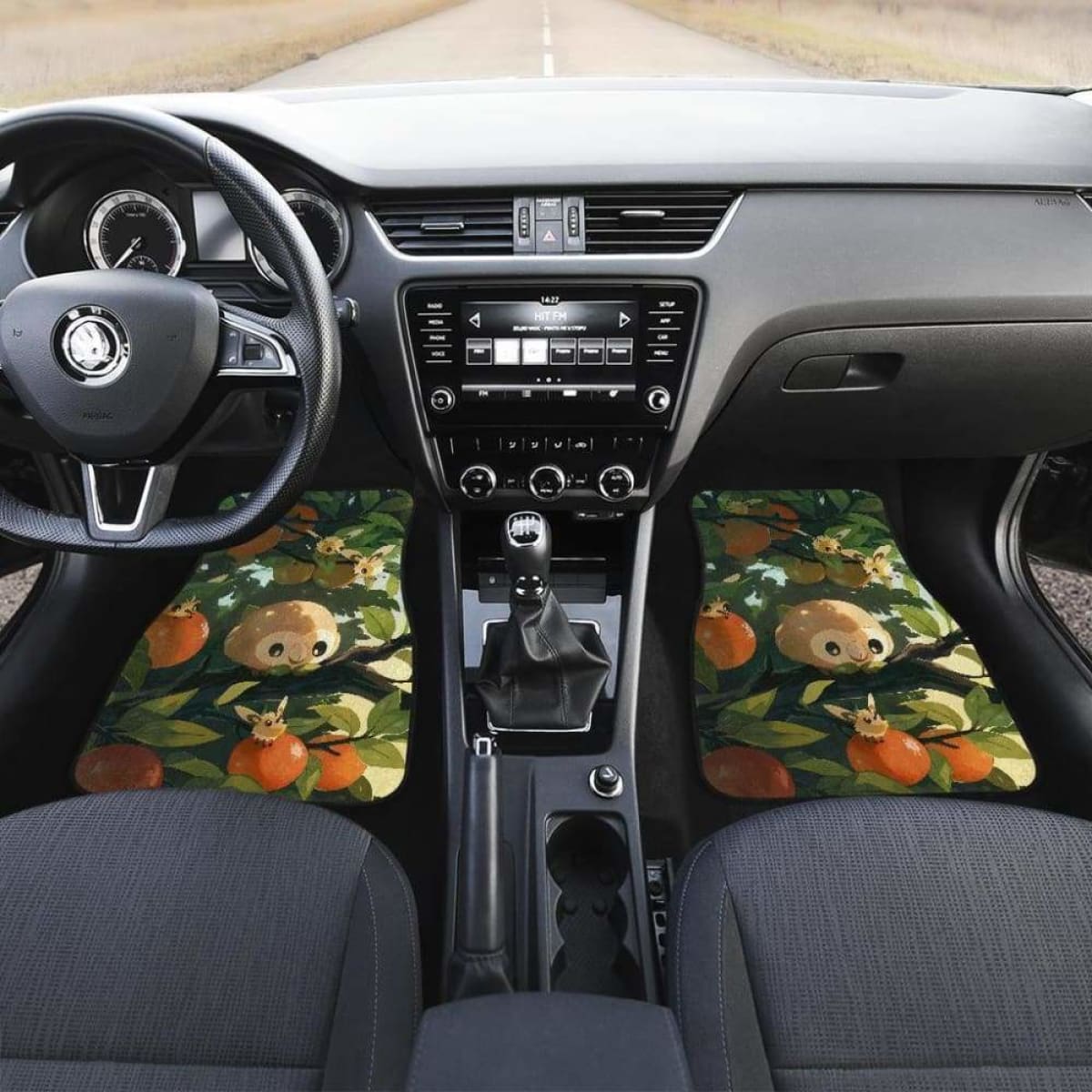 Pokemon And Tomato Tree Car Floor Mats Universal Fit 051012