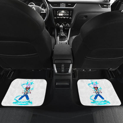 Pokemon Anime Car Floor Mats - Ash Ketchum Satoshi Blue Lightning Power Car Mats Ci110201