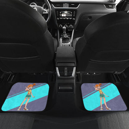 Pokemon Anime Car Floor Mats - Happy Smiling Kasumi Misty Hi Sign Artwork Car Mats Ci111202