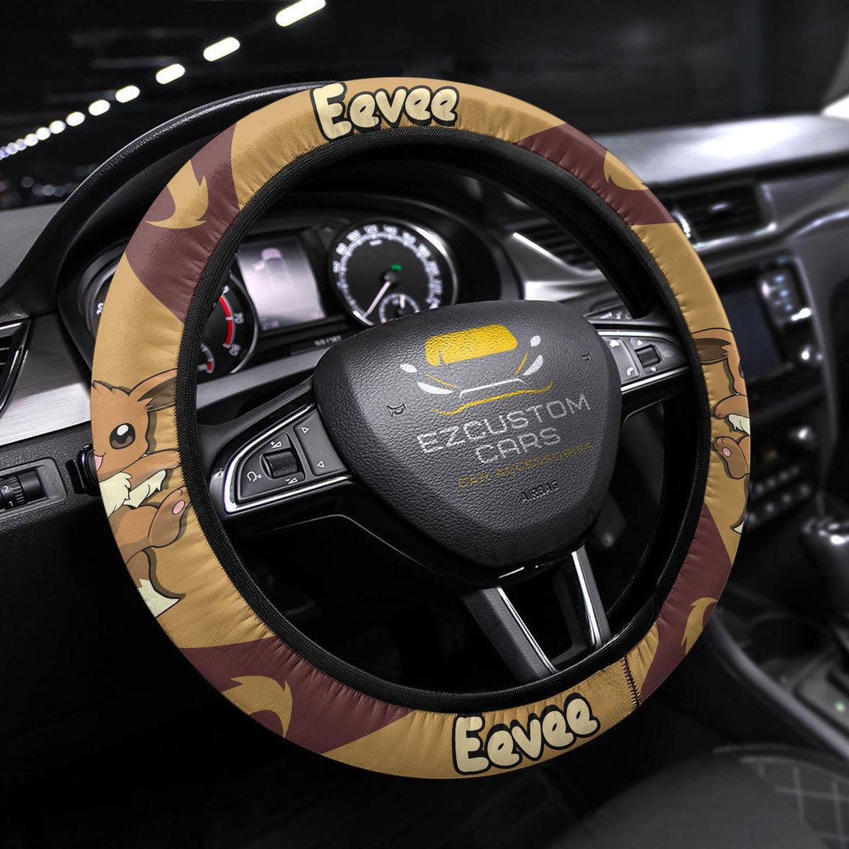 Pokemon Anime Steering Wheel Cover Eevee