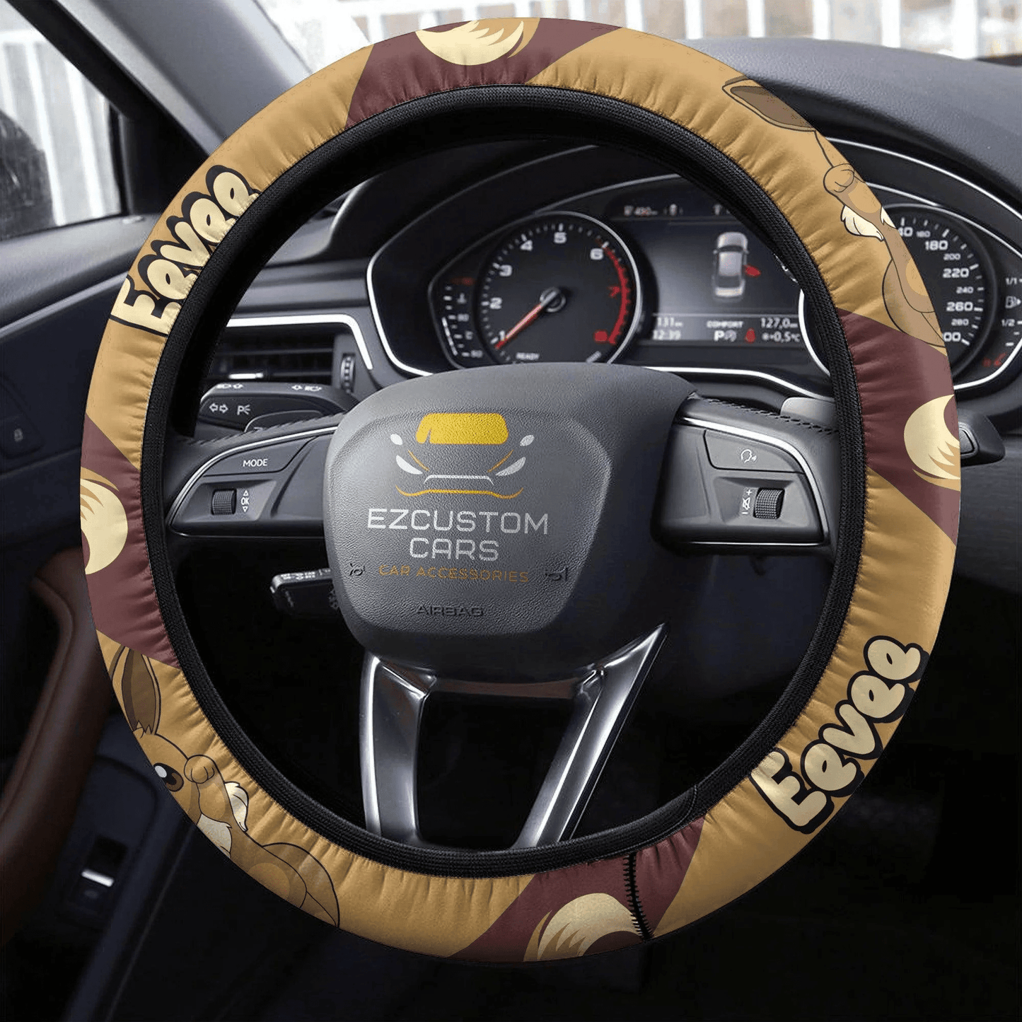 Pokemon Anime Steering Wheel Cover Eevee