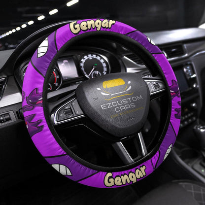 Pokemon Anime Steering Wheel Cover Gengar