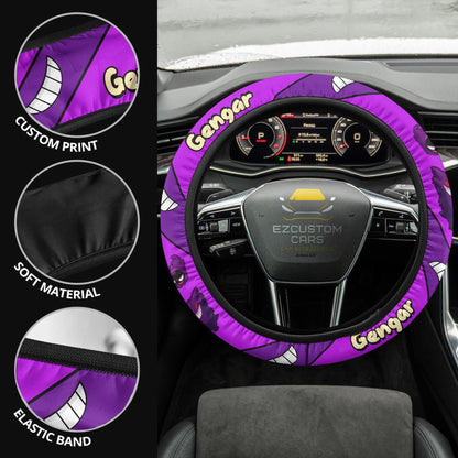 Pokemon Anime Steering Wheel Cover Gengar