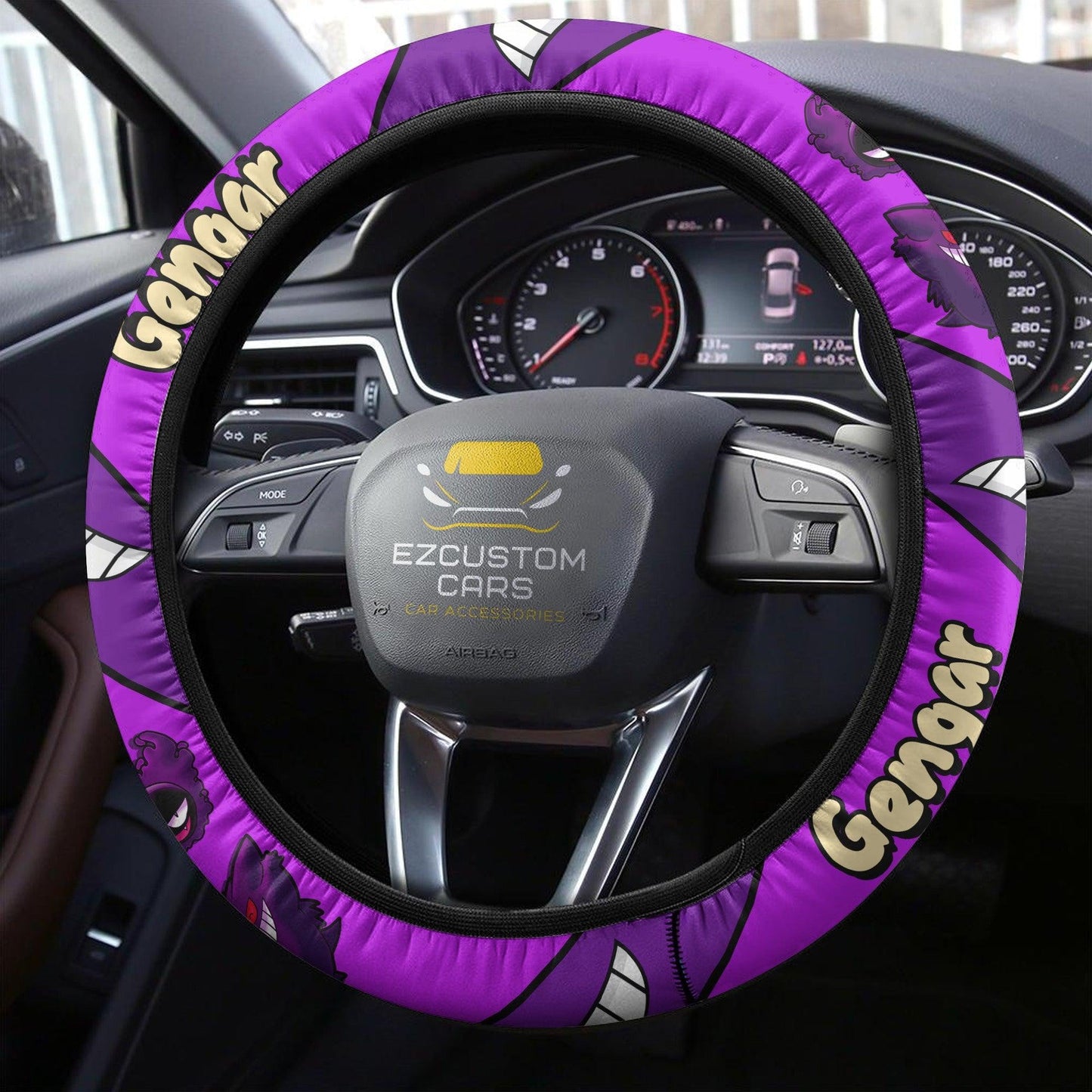 Pokemon Anime Steering Wheel Cover Gengar