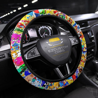 Pokemon Anime Steering Wheel Cover