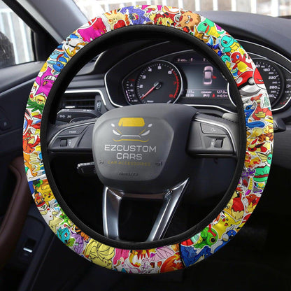 Pokemon Anime Steering Wheel Cover