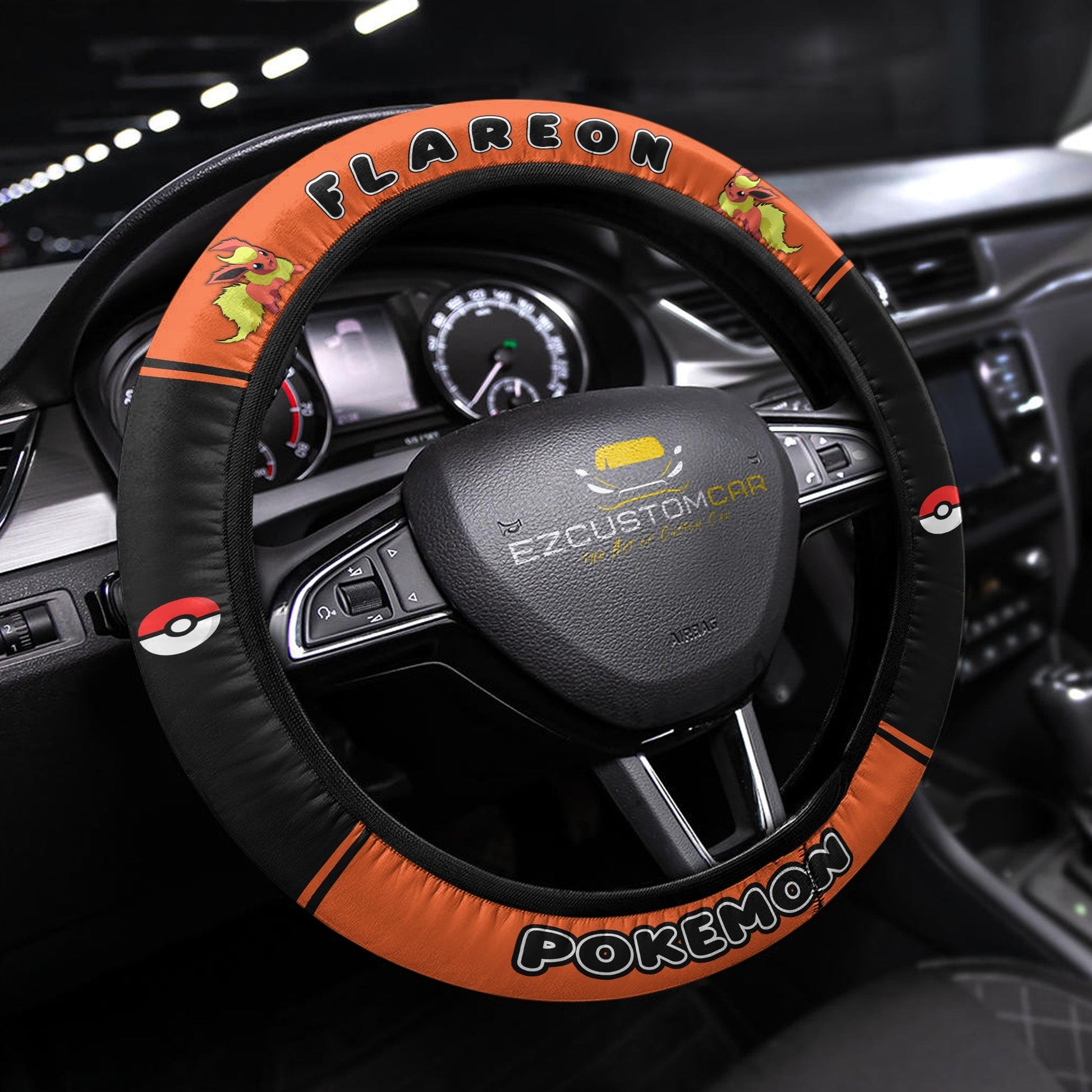 Pokemon Anime Steering Wheel Cover - Universal Fit (15 Inch)