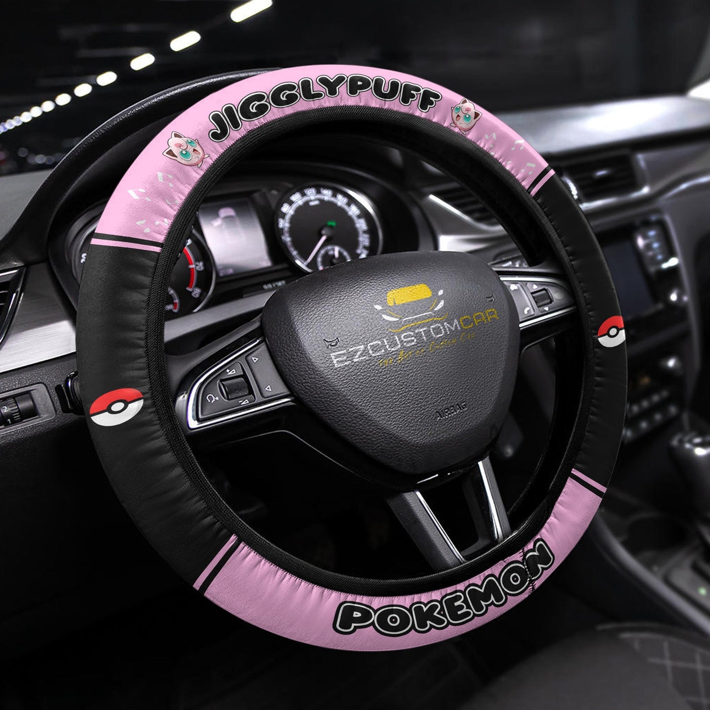 Pokemon Anime Steering Wheel Cover - Universal Fit (15 Inch)