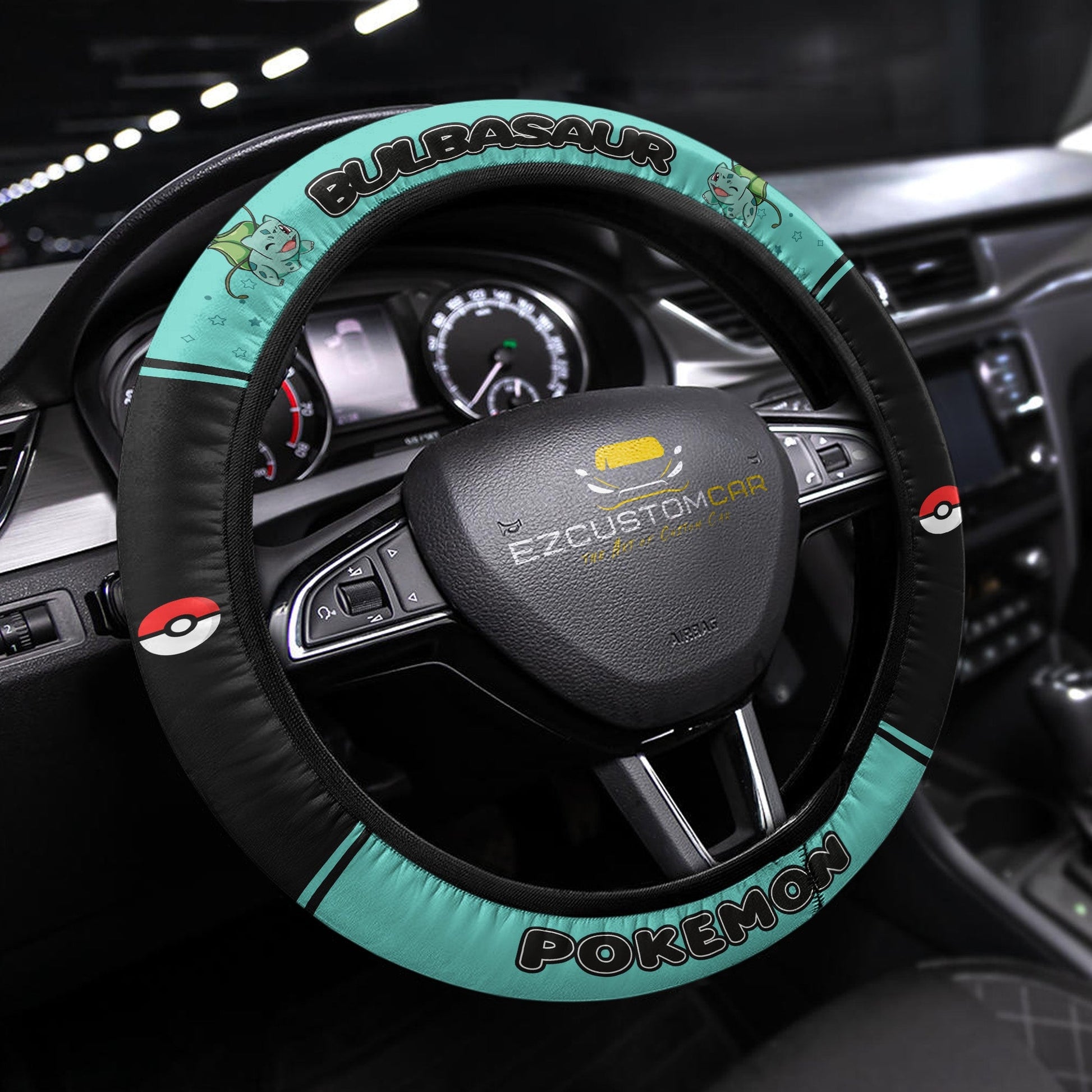 Pokemon Anime Steering Wheel Cover - Universal Fit (15 Inch)
