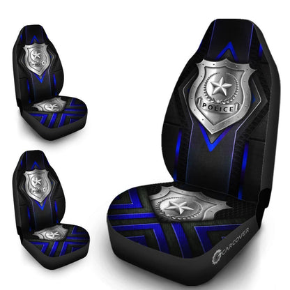 Police Car Seat Covers Custom Car Accessories Gift For Police