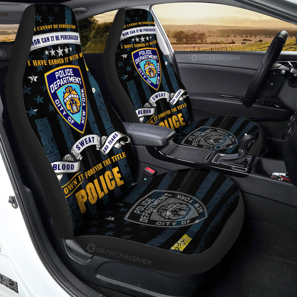 Police Car Seat Covers Custom Car Accessories
