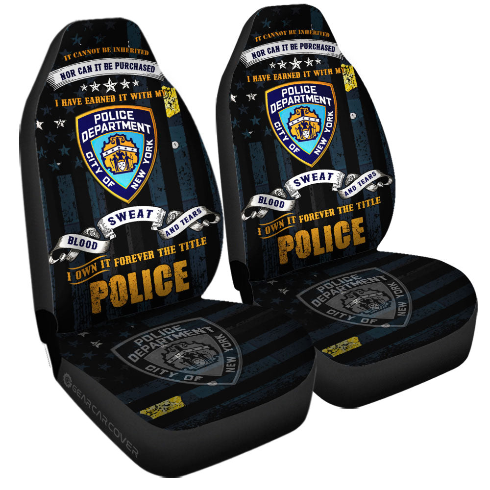 Police Car Seat Covers Custom Car Accessories