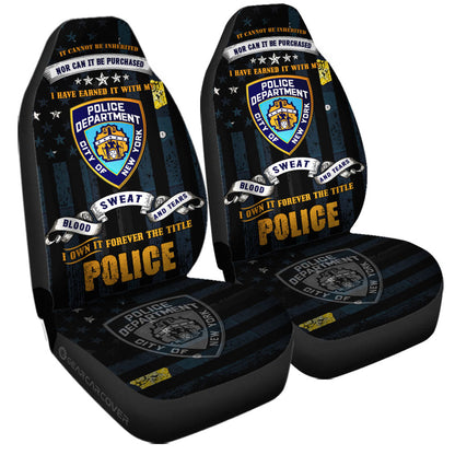 Police Car Seat Covers Custom Car Accessories