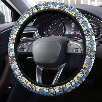 Poliwhirl Premium Custom Car Steering Wheel Cover