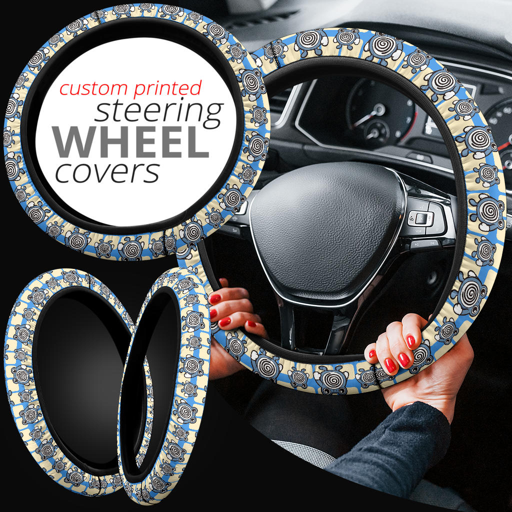 Poliwhirl Premium Custom Car Steering Wheel Cover