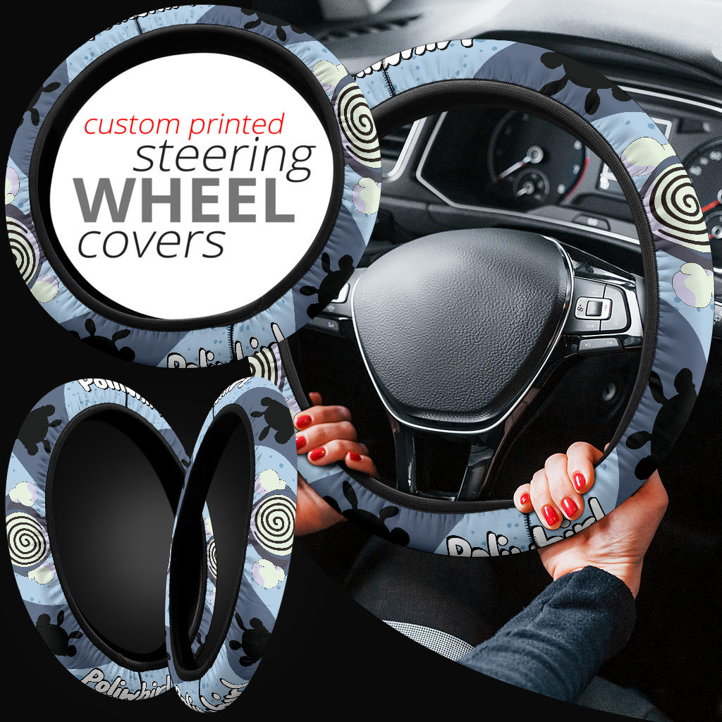 Poliwhirl Steering Wheel Cover