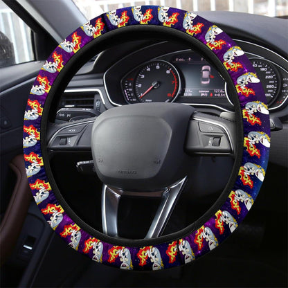 Ponyta Anime Custom Car Steering Wheel Cover