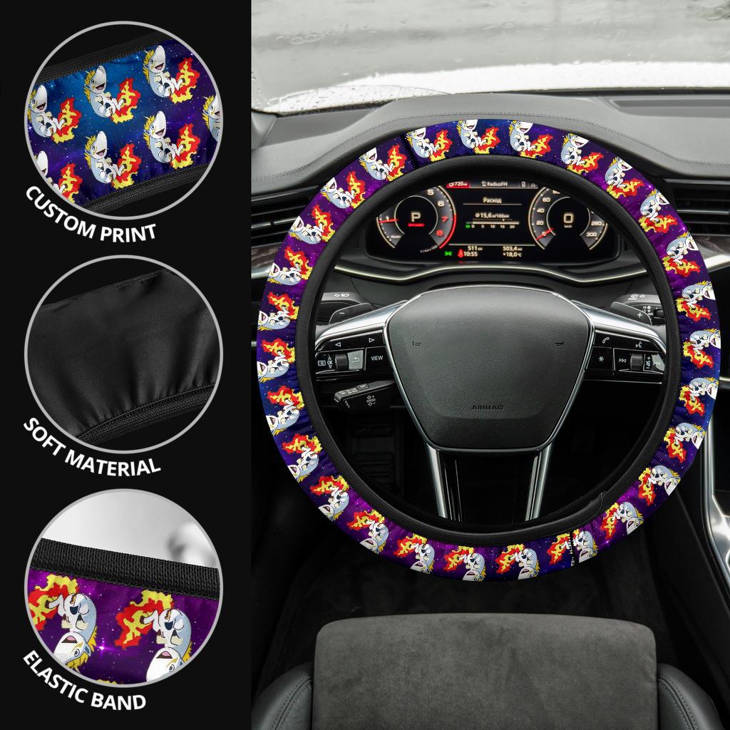 Ponyta Anime Custom Car Steering Wheel Cover